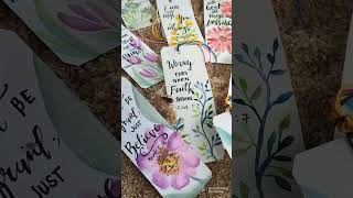 My Handmade Bookmarks♥️ #bibleverse #watercolor  #bookmarks #calligraphy