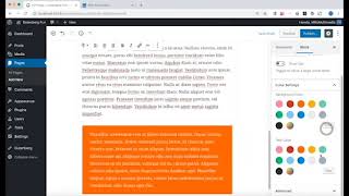 Gutenberg Paragraph Block