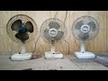 Maspion desk fan collection - Tiga kipas angin meja