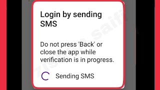 PhonePe Fix Login by Sending SMS Not Working \u0026 Verification is in progress Problem Solve