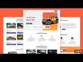 Responsive Car Rental Website Using HTML CSS And JavaScript