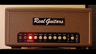 Dumble Style Amplifier - Real Guitars RG 80 Head with Real Guitars 59 Burst