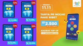 Big Sale Promo 11-11 Aplikasi Tanya Jawab Soal