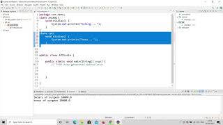 Java Multilevel Inheritance Program explained | Eclipse