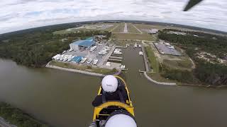 Gusty Strong Crosswind Landing at KJKA, Gulf Shores, AL