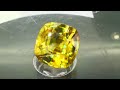 5.17 cts – beautiful dispersive canary yellow sphene will fit in a 10 mm mount