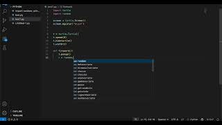 I Made Fireworks in Python Turtle 🎆
