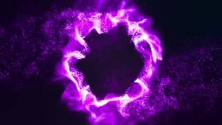 Magic Particles Logo Reveal intro V3 purple