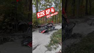 RZR XP 4 1000 Deep Mud!                  #rzr #polarisrzr #mud #mudding #atv #utv #sxs @Jason6051