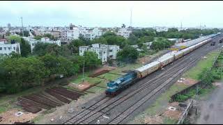 Aerial view from Porbandar railway station