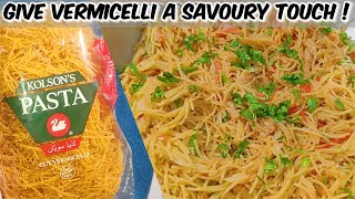 Savoury Kolson Vermicelli Pasta | Vermicelli Pasta Recipe