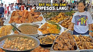 LEGIT na "Eat All You Can" 99PESOS LANG! May LECHON KAWALI at FRIED CHICKEN pa! ALL DAY UNLI BUFFET!