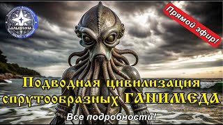 #132. Подводная цивилизация спрутообразных со спутника Юпитера ГАНИМЕДА. Все подробности!