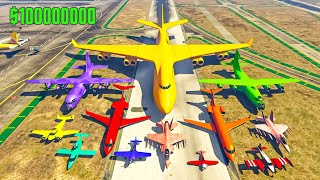 GTA 5 $10000000000 PLANE CRASH CHALLENGE🤩 live #gta5