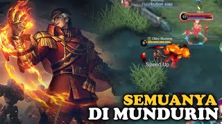 Aku Sudah Berusaha Mundurin Mereka Loooo 😁 - MOBILE LEGEND