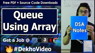 Array implementation of Queue and its Operations in Data Structure