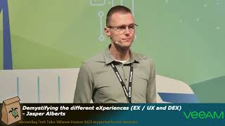 What the X? Demystifying the different eXperiences (EX / UX and DEX)  - Jasper Alberts