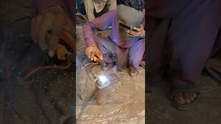 New method of welding of Pakistani welder#shorts #welding
