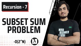 Subset Sum Problem | Recursion | JAVA | DSA | EP-07