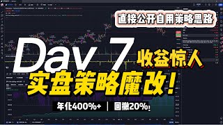 年化400%的实盘自用策略公开魔改全过程演示，无重绘，回撤仅20%！