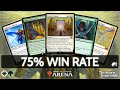 ⚪🟢 Selesnya Angels, 75% Win Rate, part 1 | MTG Arena | Explorer | BO3 | Outlaws of Thunder Junction