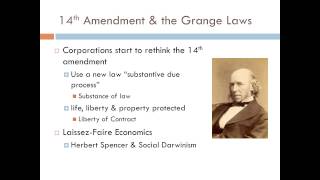 APUSH: Lecture 15 The Granger Movement 12/19/2013