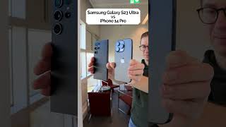 iPhone 14 Pro vs Samsung Galaxy S23 Ultra 📸 #shorts #cameratest #challenge