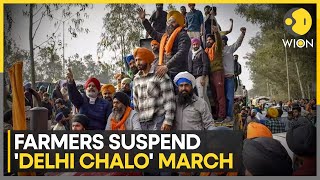 Farmers' Protest: Indian farmers pause 'Delhi Chalo' protest march for two days | WION News