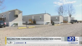 Rolling Fork tornado survivors gifted new homes