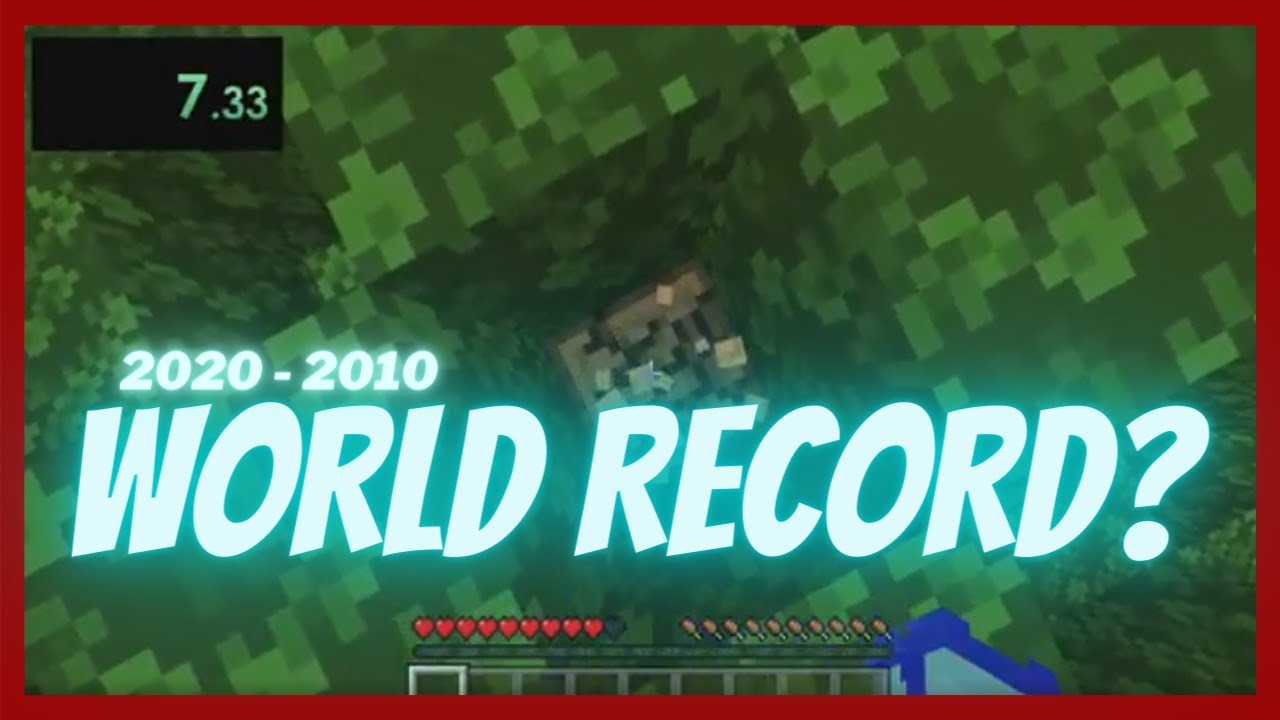 Beating The Original Minecraft Speedrun World Record 2010 Speedrunning