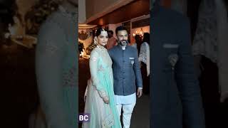 Sonam kapoor and Anand Ahuja spotted at Rhea Kapoor Wedding