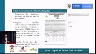 Primer Congreso Nacional de Medicina Laboral