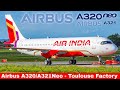 AIRBUS A320/321NEO Compilation, Airbus Toulouse Factory & Flight test (2024)