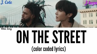 Download BTS - J-HOPE & J. COLE ON THE STREET LYRİCS(COLOR CODED LYRİCS) mp3