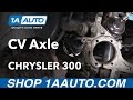 How to Replace Rear CV Axle Half Shaft 05-10 Chrysler 300