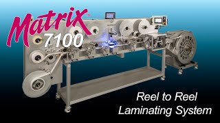 Kinematic Automation Matrix 7100 Reel-to-Reel Laminator for test strip manufacturing