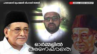 ഓര്‍മ്മളില്‍ അണയാതെ, പാണക്കാട് മുഹമ്മദലി ശിഹാബ് തങ്ങള്‍