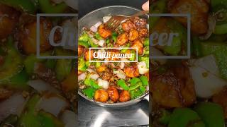 Chilli Paneer recipe|Restaurant style easy chilli paneer recipe#shorts #viral #ytshorts