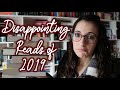 Most Disappointing Reads of 2019