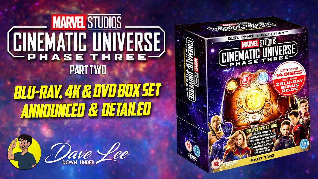 MARVEL CINEMATIC UNIVERSE PHASE 3, PART 2 - Blu-ray, 4K, DVD Box Set ...