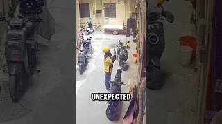 A funny incident involving a delivery driver while dropping off a package