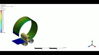 Three-Roller Bending and Rolling Simulation
