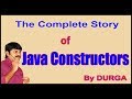 Constructors in java | default constructor | Constructor Overloading