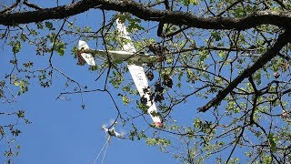 Ungewöhnliche Rettungsaktion für ein gestrandetes Segelflugzeug