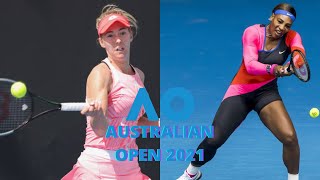 Serena Williams vs Nina Stojanovic Australian Open 2021 FULL MATCH HIGHLIGHTS