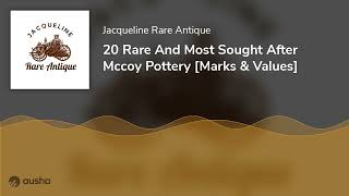 20 Rare And Most Sought After Mccoy Pottery [Marks & Values]