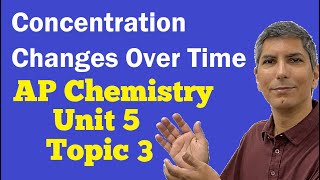 Concentration Changes Over Time - AP Chem Unit 5, Topic 3