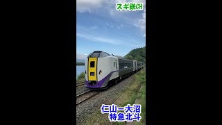 JR北海道【ディーゼル気動車】大沼－森間、キハ261系1000番台/キハ283系/キハ40系