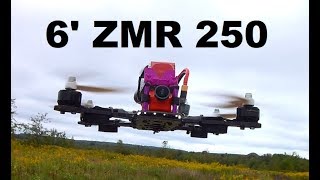 1st FLIGHT 6” ZMR 250 Race Drone bound Jumper T8SG Plus PUNCH Review