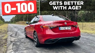 2024 Alfa Romeo Giulia Veloce review: 0-100, 1/4 mile \u0026 engine sound